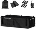 ARKSEN Roof Top Luggage Storage Bag for 64" x 39" Roof Baskets Waterproof 21.5 Cubic Feet (62.2" L x 33.07" W x 18.11" H) with 10 Straps Anti-Slip Mat 6 Door Hooks for All Vehicles with/Without Rack