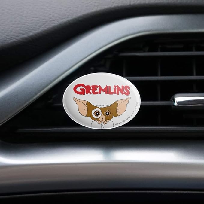 Gremlins Gizmo Logo Car Air Freshener Vent Clip