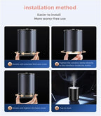 Smart Car Air Freshener 50ML Perfume Ultrasonic Mist Aromatherapy Diffuser Portable Humidifier for Car and Home Use Automatic Start and Stop 3 Modes 4 Freshness Principles(Ancient Dragon)