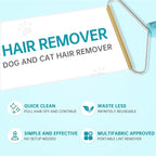 3-Pack Pet Hair Removal Tool,Dog Cat Hair Remover,Lint Shaver Cleaner Pro,Fur Removal Tool,Portable Carpet Scraper,Carpet Rake,Pet Hair Brush for Carpet,Clothes,Car Mats,Couch,Pet Bed,Furniture