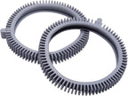 ATIE Pool Cleaner Front Tire PVXS11PK2-207 and Rear Tire PVXS16PK2-207 Combo Kit Fits Phoenix 4X PES42CSTX and AquaNaut 400, 450 Pool Cleaners (Pack of 2 Each)