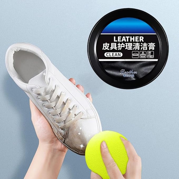 Leader Cleaning and Care Cream & Cleaning Paste for Leather Care, Leather Repair Kit Car,Automotive Interior Leather Cleaning Cream, Car Leather Conditioner Oil Paste (2Pcs)