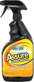 Walex Assure RV Odor Eliminator Air Freshener Spray - Neutralizes Airborne Odors & Freshens Fabrics, Instant Odor Elimination with Natural Essential Oils, Pet Safe, Long Lasting; Pure Sunshine, 32 oz