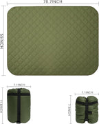Poncho Liner Military Insulation Blanket Camo with Compression Carry Bag for Outdoors Hiking Jungle Hunting Gear