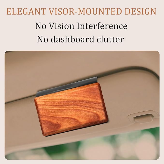 Car Air Freshener, Wood Air Freshener, Car Odor Eliminator for Visor Clip, 3-Pack Variety Scent Refill, Long Lasting - CLIP INCLUDED (Cabana-Pine-Orchard)