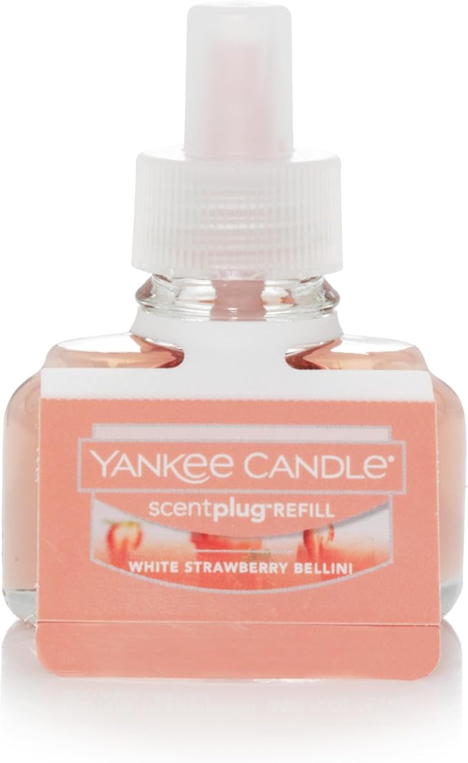 Yankee Candle ScentPlug Refill, White Strawberry Bellini, 1 CT (Pack of 4)
