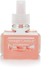 Yankee Candle ScentPlug Refill, White Strawberry Bellini, 1 CT (Pack of 4)