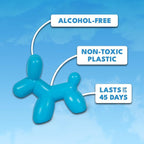 Little Pup 96613 Blue Raspberry Slushy Scent Car Air Freshener Clip Provides Long-Lasting Freshness in a Compact Design, Fights Odors for up to 45 Days, Cute Car Odor Eliminator, Non-Toxic, Pack of 1