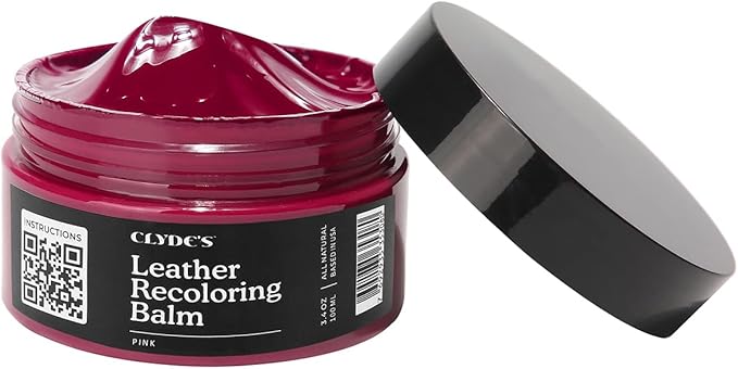 Clyde's™ Recoloring Balm | Non-Toxic Material Dye & Restorer for Furniture, Car Seats, & More | 23 Colors (Rose Red, 100ML)