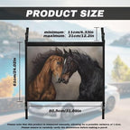 Car Roof Storage Bag Brown Black Horse Car Seat Storage Hanging Bag Multi-Purpose Car Bag Storage Box Organizer Pouch Pocket Inner Car Accessories Compatible with Most Vehicles