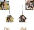 Custom Air fresheners with Picture,Personalized Air Freshener for Car,Cute Hanging Car Air Fresheners for Women,Double-sided Photo Printing Hanging Car Scents 30 scents available