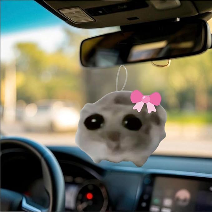 8 Pcs Sad Hamster Hamsti, Air Freshener, Funny Meme Gifts,Car fragrance, Car interior decorations,Funny novelty gift