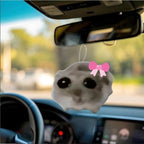 8 Pcs Sad Hamster Hamsti, Air Freshener, Funny Meme Gifts,Car fragrance, Car interior decorations,Funny novelty gift