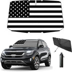 Windshield Sun Shade Umbrella for Car Front Window Sun Visor for Windshield Car Summer Accessories Protect Interior from UV Rays & Heat for Sedan, Compact SUV, Hatchbacks 57"*31"