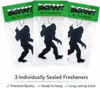 Bigfoot Air Freshener (3 Pack), Funny Sasquatch Car Air Freshener, Hanging Car Scent, Long Lasting Air Freshener for Truck RV, Camping Gift for Men Women