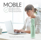 STARUMENT Vacuum Cleaner for Dust, Pet Hair Dirt Home, Car Interior Lightweight, Portable, Handheld, Cordless, Easy to Use, Compact Design Battery Rechargeable with USB-C Cable (Mint Green)