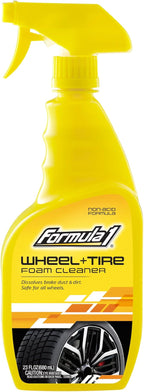 Formula 1 Wheel & Tire Cleaner - Removes Brake Dust and Dirt, Quickly Shines Rims & Tires, Safe for All Cars, Trucks, and Motorcycles (23 oz)