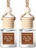 C Classy Car Air Freshener Hanging 2 Pack, M.y W.ay & The One Hotel Essential Oil Diffuser for Cars, Long-Lasting Fragrance, Cute Car Accessories, C ar Air Fresheners for Women & Men Gift, Made in USA