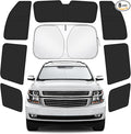 Car Window Shades Intended for Chevrolet Tahoe 2015-2020, Privacy Window Covers 8PCS for Side, Rear & Windshield, Car Shield Sunshade for Privacy Protection, Heat Blocking, Camping and Parking