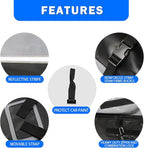 Car Rooftop Bag Cargo Carrier Bag 21 Cubic Feet Waterproof Heavy Duty for All Cars with/Without Rack Including Anti-Slip Mat 2 Luggage Locks 2 Extra Straps 6 Strong Nylon Straps Storage Bag
