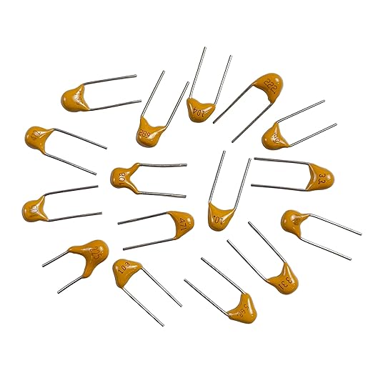 32 Values 800 Pieces Ceramic Capacitor Assortment Kit Capacitors from 10pf to 10uF 50V Multilayer Monolithic Capacitor