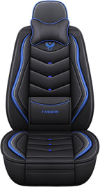Car Seat Covers Full Set,Automotive seat Covers for Cars,Waterproof Leather seat Covers with Fixed Lumbar Support,Universal Fit for Most Cars,SUV,Trucks and Sedans