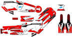12eDRIVE Fly Racing Red Senge Graphics Kit Compatible with Stacyc