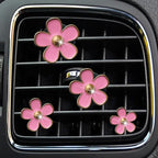 12 Pcs Daisy Car Air Vent Clips Cute Flower Car Air Fresheners Vent Clips Charms Car Inter Decor Accessories for Women Girls