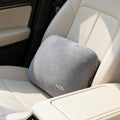 Lumbar Support Pillow for Car Seat Cushion Office Chair Thin Lower Back Pain Waist Support Driver Road Trip Accessories for Women Men Grey
