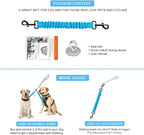 Dog Seat Belt for Bike Basket, Retractable Bicycle Dog Seatbelt, Elastic Pet Safety Leash Harness for Cat, Dog Leash Extension Attachment Shock Absorbing Lead Extension Absorber (Blue)