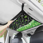 Musical St.Patrick Day Car Roof Storage Bag Car Organizer for Car Seat All Car Storage Organizer One-Size-Fits Car Travel Accessories