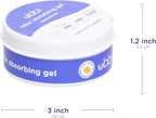 Ubbi Lemon Scented Odor Absorbing Gel Value Pack, Diaper Pail Odor Control Gel Packs, Baby Nursery Essentials, 3 Count