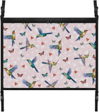 Hummingbird Butterfly Car Roof Storage Bag Auto Seat Storage Hanging Bag Premium Car Seat Organizer Car Travel Accessories Compatible with Most Cars