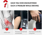 2PCS Car Knee Cushion,Soft Leather Car Door Armrest Pad for Knee Leg Elbow,Universal Car Center Console Cushion Pad Comfort Pillow for Automotive Interior Accessories (Black)