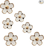 6 Pcs Metal Daisy Air Vent Clips Flower Car Air Freshener Clip Air Conditioning Outlet Clip Bling Charm Car Inter Decor Accessories for Girls Women