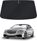 KUST Windshield Sun Shade for Mercedes-Benz C-Class 2008-2014 Accessories Window Shade Sun Visor Foldable Block UV Rays Keep Car Cooler