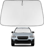Proadsy 2026 Upgrade Front Windshield Sun Shade Foldable Sunshade Protector Custom Fit 2018-2025 Crosstrek 2.0i Premium Limited Wagon Accessories