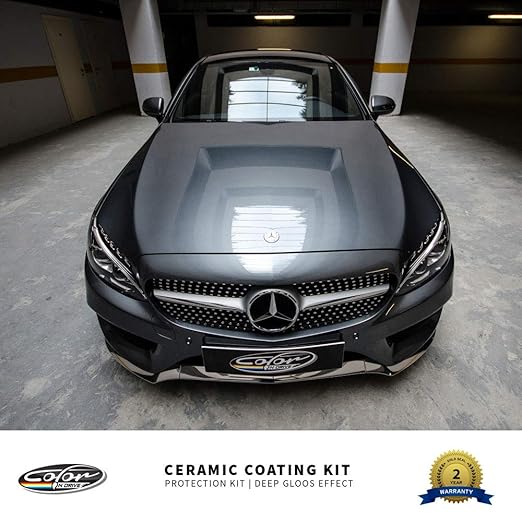 Color N Drive Deep Gloss 9H Car Ceramic Coating Paint Protection Kit, Automotive Polish For Color Protection Against Scratches, Stains, Chipping And UV Light, Vehicle Care Deep Gloss Shine Finish