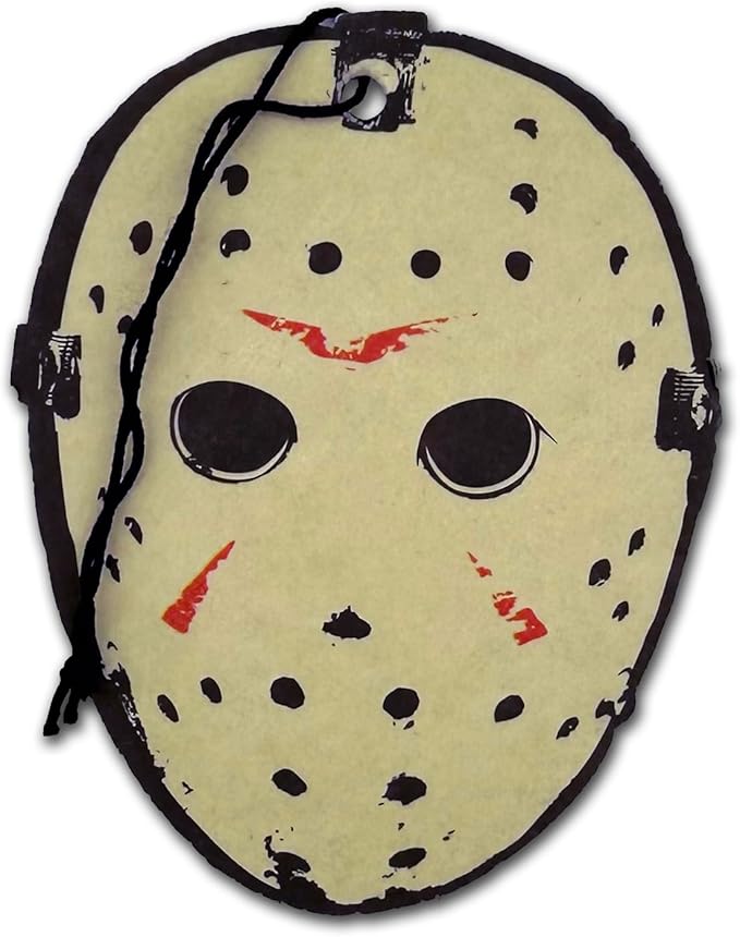 Elektroplate Officially Licensed Jason Friday the 13th Automotive Air Fresheners for Vehicles | Midnight Chiller Scent (6-Pack) | Made in the USA