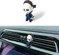 GENANY 3D Resin Horror Movie Killer Character Car Air Freshener Vent Clips, Spooky Car Freshener, Horror Air Freshener, Gothic Gifts for Women and Men, Cool Spring Gifts For Horror Fans