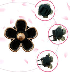 8PCS Car Daisy Flower Air Vent Clip, Cute Auto Outlet Air Conditioning Clip, Sweet Girly Vehicle Fresheners Gift for Women Girls, Car Interior Decor Universal Fit（Black）