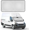 Motor Trend Foldable Car Sun Shade with Storage Bag, Collapsible Sun Visor for Windshield (X-Large, 74 x 37 inches)