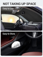 Proadsy 2026 Upgrade Front Windshield Sun Shade Foldable Sunshade Protector Custom Fit 2014-2022 BMW i3 Accessories