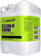 Nanoskin CLEAN N’ SHINE Interior Cleaner, Conditioner & Dressing 5 Gallons – Car Wash Interior Spray for Car Detailing | Restores Leather, Plastic & Vinyl Surfaces | For Cars, Trucks, Motorcycles, RVs