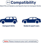 Genany Golden Retriever Art Windshield Sun Shade for Car SUV Truck (55x30 Inches), Sun Shade Windshield, Shades for Windows, Protector Blocks UV, Car Decor