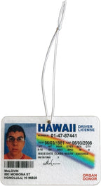 McLovin ID License Funny Movie Meme Hanging Air Freshener Car Decor Lavender Scented
