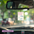 Girly Pink Coastal Beach Lavender Car Air Freshener 3 Pcs, Preppy Car Accessories for Women Ocean，Cute Beach Car Accessories Fresheners Beach
