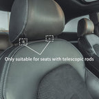 Car Neck Pillow 2 PCS,Universal Soft Breathable Leather Car Neck Pillow Comfortable Head Neck Rest Support Cervical Pillow for Travel Car Seat Driving & Home