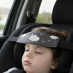 3 Pcs Baby Carseat Head Support,Car seat Straps Pillow Support Ban,Stroller Neck Relief Strap Headrest,Slumber Sling Sleep Positioner for Toddler Infants Child Children Kids(Clouds, Fish, Arrows)