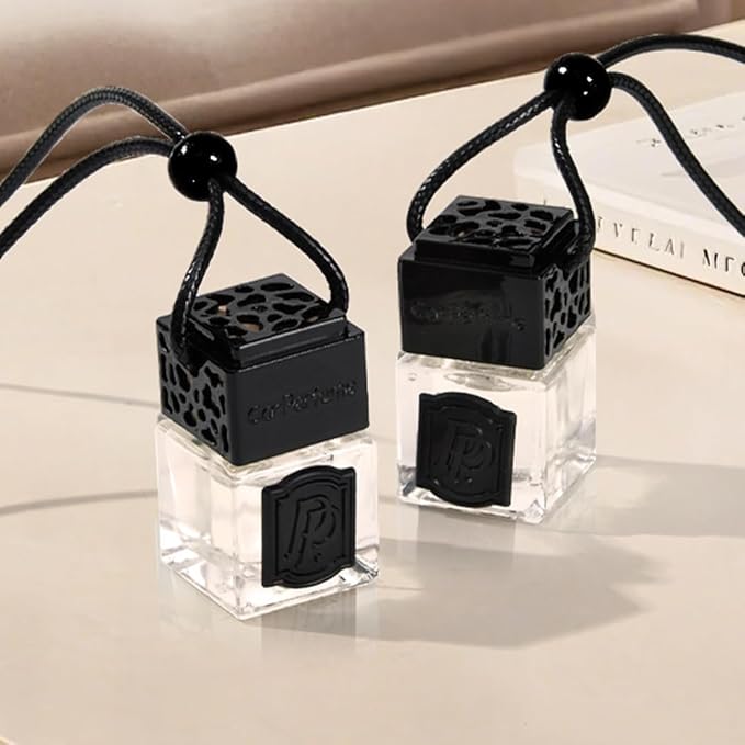 Luxury Perfume Scented Car Air Freshener for Summer - Hanging Essential Oil Diffuser with 90-Day Long-Lasting Fragrance, Non-Toxic & Eco, Premium Gift for Men/Women(Pacific Ocean Breeze, 2 x 8ml)